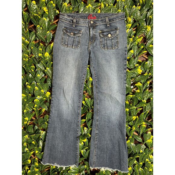 Y2K Low Rise Bootcut Jeans Size 28 - Picture 1 of 4